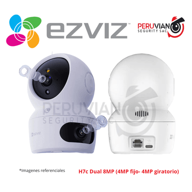 CÁMARA DE SEGURIDAD EZVIZ H7C DUAL 8MP 4MP-4MP GIRATORIO - 2
