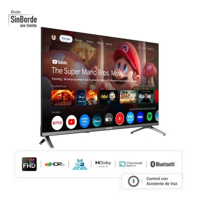 TELEVISOR HYUNDAI 43 QLED SMART TV GOOGLE TV FHD - HYLED4326QG - 2