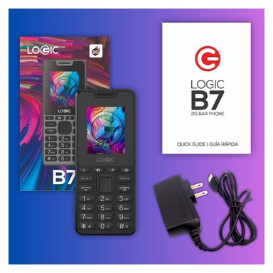 CELULAR BASICO LOGIC B7 2G DUAL SIM - TURQUESA - 6