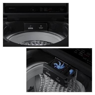 LAVADORA SAMSUNG ECOBUBBLE AI 15 KG CARGA SUPERIOR GRIS GRAFITO - WA40F15E4CPE - 5