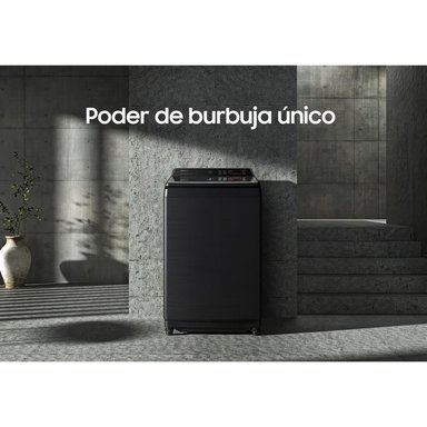 LAVADORA SAMSUNG ECOBUBBLE AI 15 KG CARGA SUPERIOR GRIS GRAFITO - WA40F15E4CPE - 7