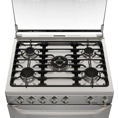 COCINA DE PIE ELECTROLUX A GAS 5 HORNILLAS ACERO INOX - FE5LMR - 5