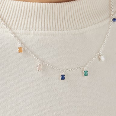 GARGANTILLA TOUS 1 45CM PLATA LEY - 7