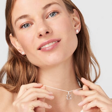 COLGANTE TOUS 1 METACRILATO + CADENA PLATA LEY - 4