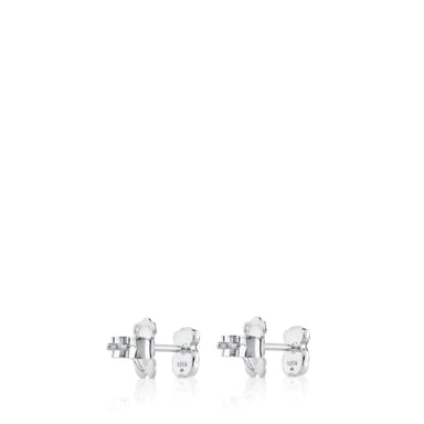 PENDIENTES TOUS 1 6MM ESMALTE PLATA LEY - 3
