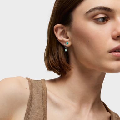 PENDIENTES TOUS 1 6MM ESMALTE PLATA LEY - 7
