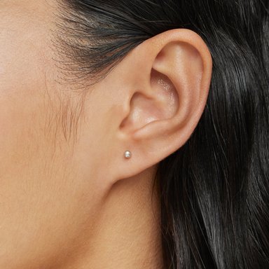 PENDIENTES TOUS BEBE1ª BOLA 3MM ORO LEY - 6