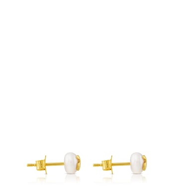 PENDIENTES TOUS 1 PERLA CULTIVADA 4,5 ORO LEY - 2