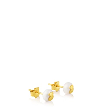 PENDIENTES TOUS 1 PERLA CULTIVADA 4,5 ORO LEY - 4