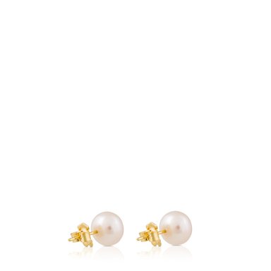 PENDIENTES ORO 1 LEY PERLA CULTIVADA - 3