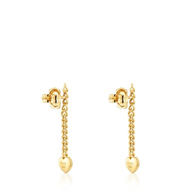 PENDIENTES TOUS 1ª BAÑO ORO CADENA PLATA LEY - 3