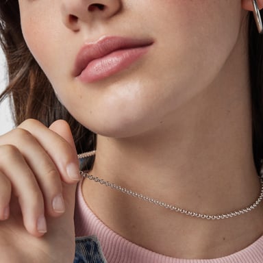 GARGANTILLA TOUS PLATA 1 LEY 45CM - 8