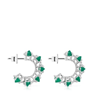 CRIOLLA TOUS PLATA 1ª LEY CALCEDONIA VERDE 9MM - 2