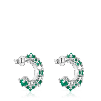 CRIOLLA TOUS PLATA 1ª LEY CALCEDONIA VERDE 9MM - 3