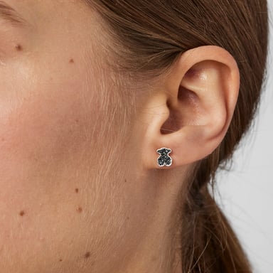 PENDIENTES TOUS PLATA 1 LEY 7.5MM ESPINELA - 4