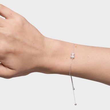 PULSERA TOUS PLATA 1ªLEY OSO ROCK CRYSTAL - 5