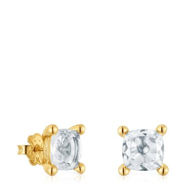 PENDIENTES TOUS PLATA 1ª LEY BAÑO ROCKCRYSTAL - 1