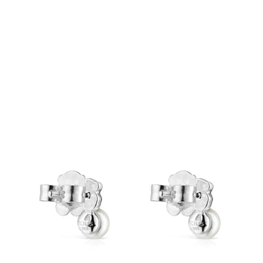 ARETE TUYO TOUS PLATA 1 LEY CUARZO PERLA CULTIVADA - 1