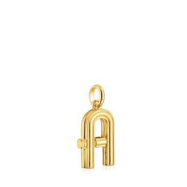 COLGANTE TOUS PLATA 1ªLEY BAÑO ORO A - 4