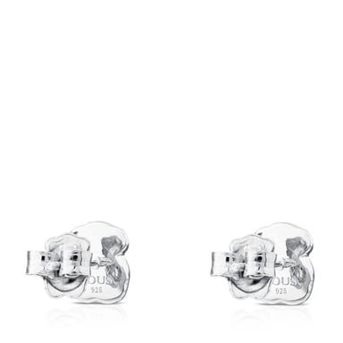 ARETES PLATACUARZO 9MM GEMAS - 3