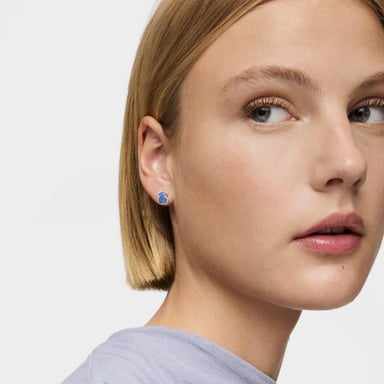ARETES PLATACUARZO 9MM GEMAS - 4