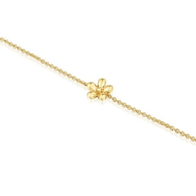 PULSERA PLATA 1ªLEY BAÑO FLOR 22MM - 2