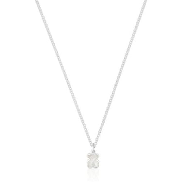 GARGANTILLA PLATA 1ªLEY OSO NACAR 10MM - 3