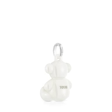 DIJE CERAMICA BLNC/PLATA 1ªLEY OSO - 2