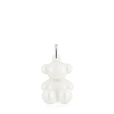 DIJE CERAMICA BLNC/PLATA 1ªLEY OSO - 3