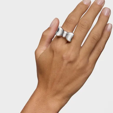 ANILLO PLATA LAZO 25MM - 4