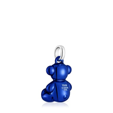 COLGANTE PLATA1ªLEY ACERO ACAB AZUL 16MM - 3