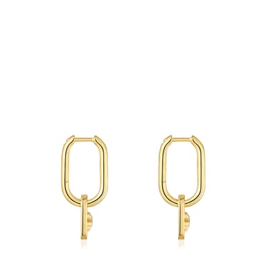 ARETES DE PLATA BAÑO 25MM AMAZONITA - 2