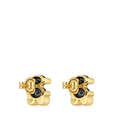 ARETES OSO TOUS BAÑO DE ORO 14MM - 3