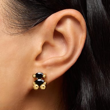 ARETES OSO TOUS BAÑO DE ORO 14MM - 6