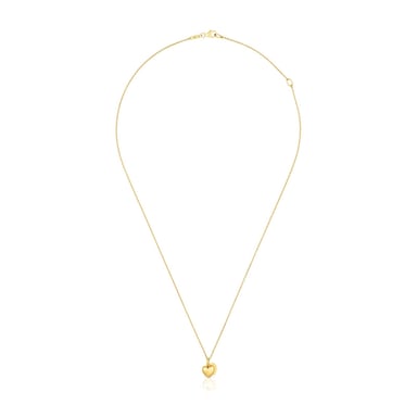 COLLAR FLECHAZO DOBLE CORAZÓN ORO - 2