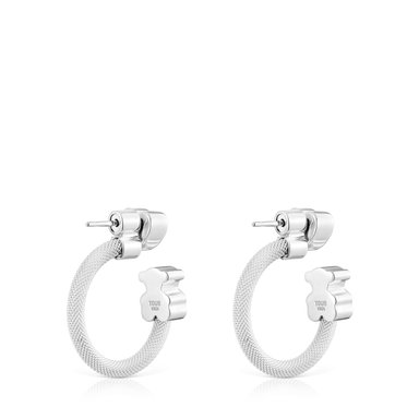 ARETES PLATA OSO CORZON ICON MESH - 6