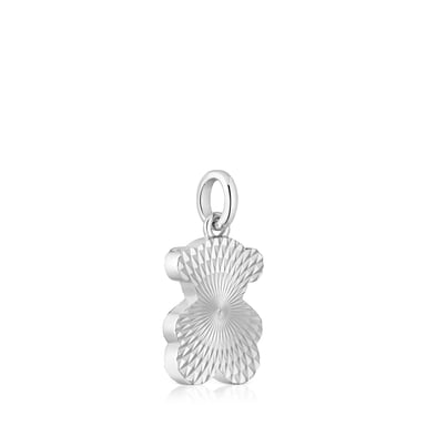 DIJE PLATA OSO TEXTURA - 2