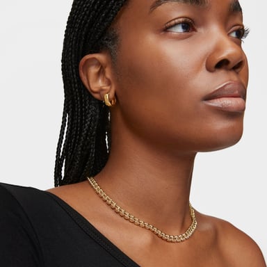 COLLAR CORTO BAÑADO EN ORO 18 KT SOBRE PLATA MOTIVOS OSO - 4