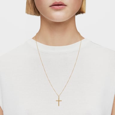 COLGANTE GRANDE MOTIVO CRUZ DE ORO BASICS - 6