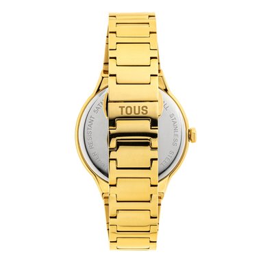 RELOJ ANALÓGICO CON BRAZALETE DE ACERO IPG DORADO KARAT - 3