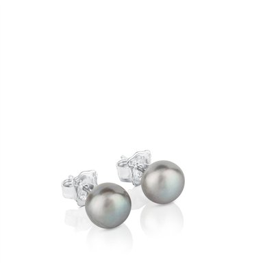 PACK 4 ARETES PLATA PERLA - 2