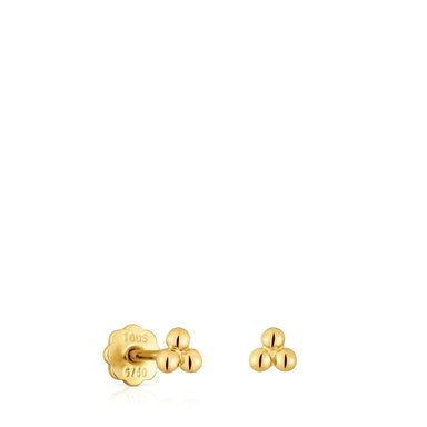 PENDIENTES DE ORO MOTIVOS 4 MM BASICS - 1