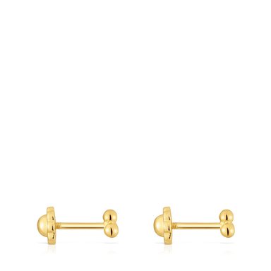 PENDIENTES DE ORO MOTIVOS 4 MM BASICS - 2
