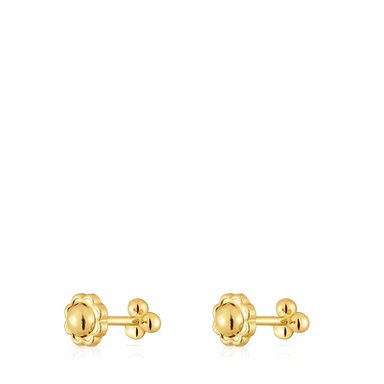 PENDIENTES DE ORO MOTIVOS 4 MM BASICS - 3
