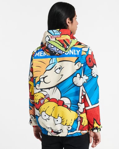 CASACA CORTAVIENTO MEMBERS ONLY POP ART BY NICKELODEON - 2