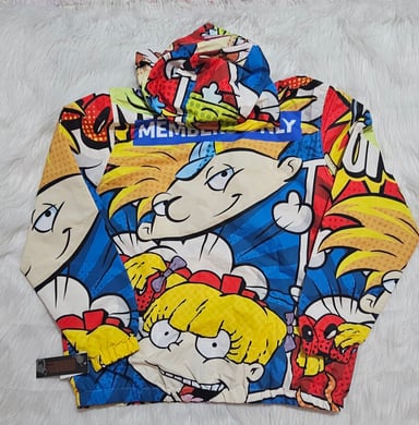 CASACA CORTAVIENTO MEMBERS ONLY POP ART BY NICKELODEON - 3