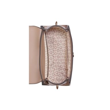 BOLSO CARTERA GUESS EMBERLY - MARRON LOGO - 3