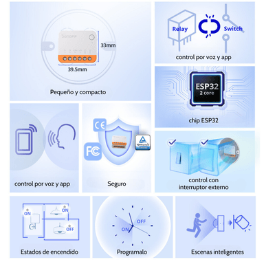 INTERRUPTOR SONOFF MINIR4 INTELIGENTE BIDIRECCIONAL WI-FI - 2