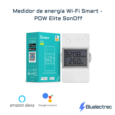 INTERRUPTOR SONOFF POWR320D MEDIDOR ENERGIA INTELIGENTE POW ELITE 20A - 1