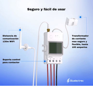 MEDIDOR SONOFF POWCT ENERGIA WIFI HASTA 100A - 4